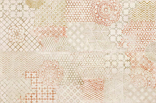 Керамическая плитка MARAZZI FRESCO 32.5x97.7 M0TQ Rif. Desert Truffle Decoro Crochet