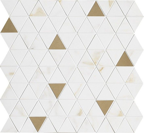 Мозаика MARAZZI ALLMARBLE WALL 40x43 M8H1 Golden White Mosaico Tria Satin