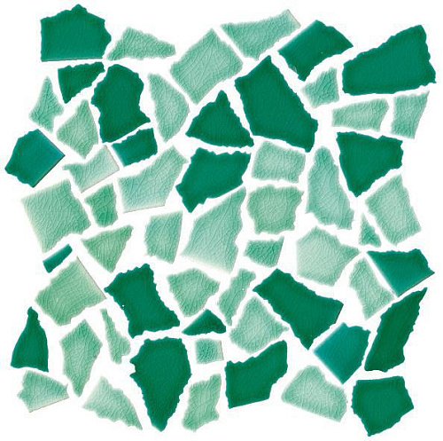  CERASARDA PITRIZZA 30x30 Acqua Marina/Verde Smeraldo Mix