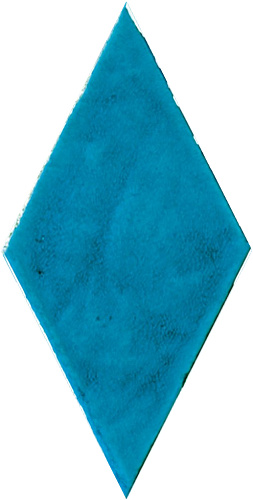 Керамическая плитка CERASARDA I COTTI G.GLAMOUR 10x20 Cotto Azzurro Mare Rombo 1032444